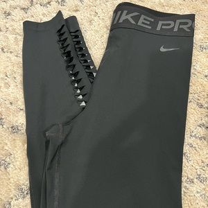 Black Nike pro leggings, size medium